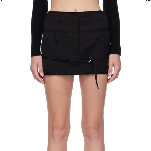 Black Le Chouchou 'La Mini Jupe Caraco' Miniskirt - Picture 1 of 1